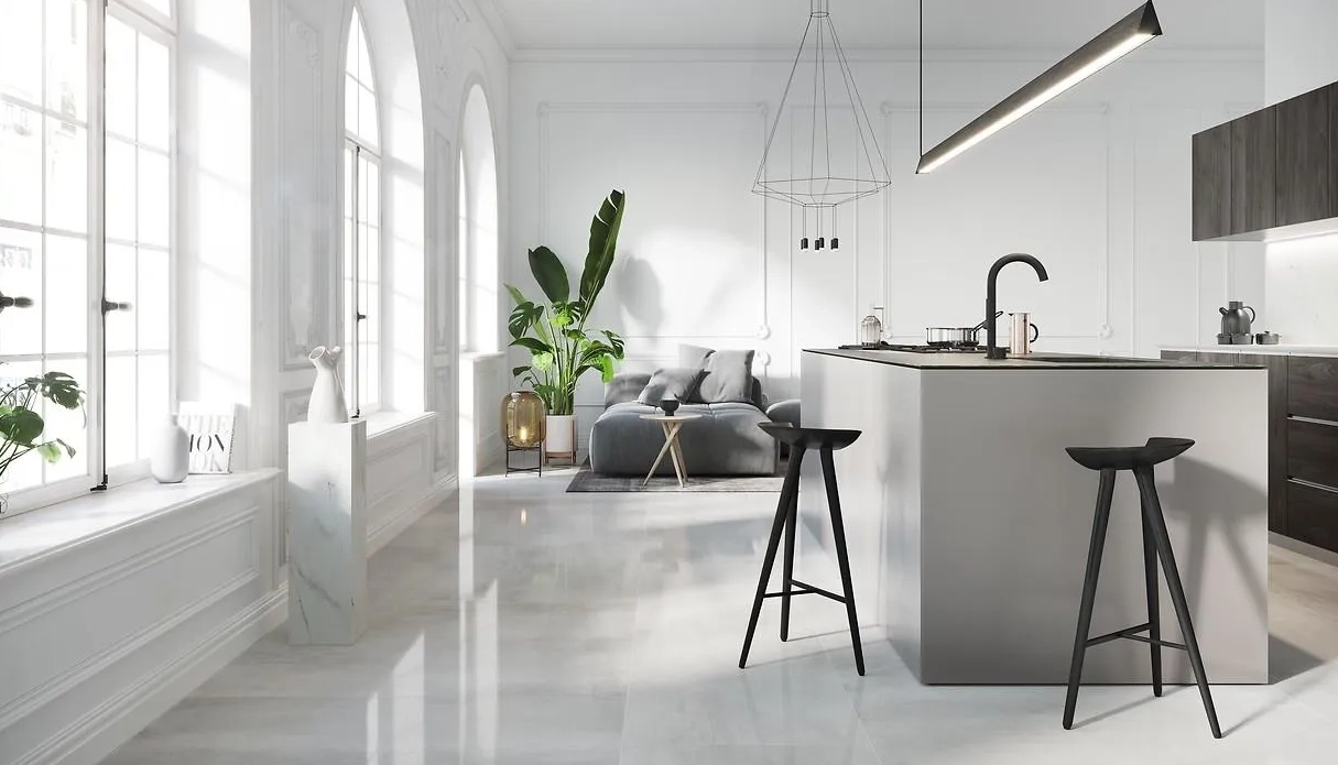 Gresie Qua Luna 60x120 White mat