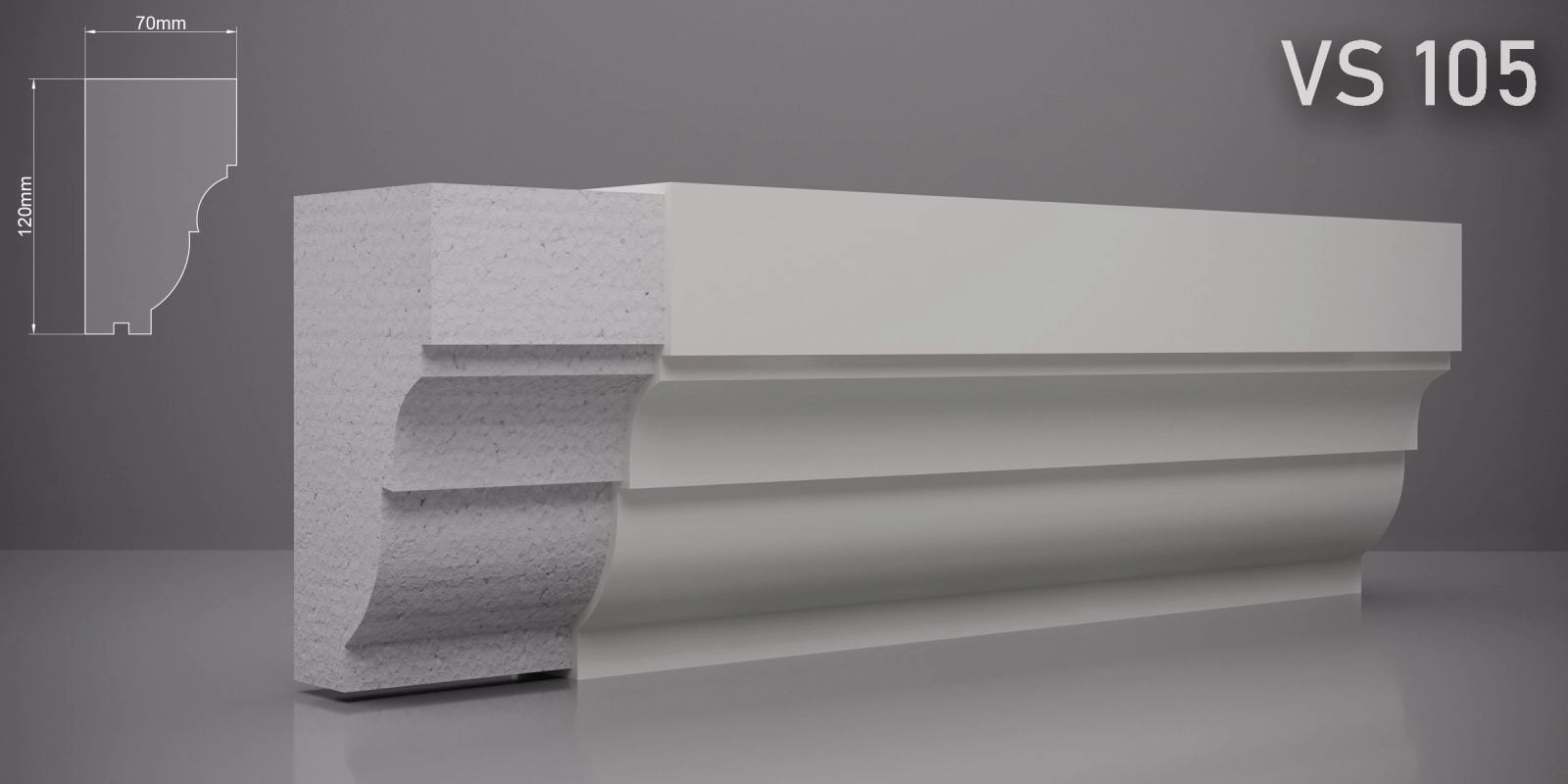 Solbanc VS105 120x70mm