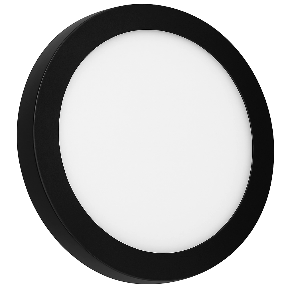 Светильник JLX XJ 18W 4000K BK round