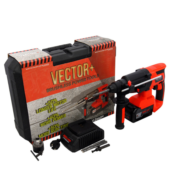 Ciocan rotopercutor VECTOR Plus Sds Plus 21V/2660