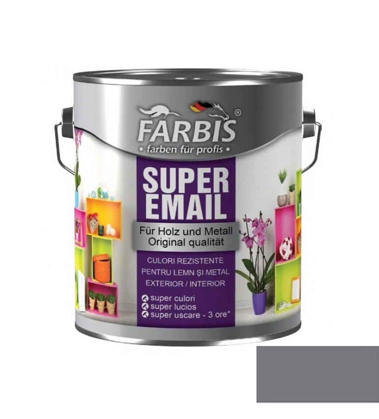 Email Farbis super 0.7l gri