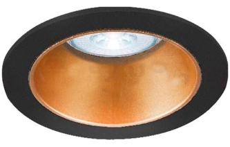 Светильник GU10 220-240VAC Braytron Gold+Black 22496