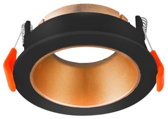 Светильник GU10 220-240VAC Braytron Gold+Black 22496