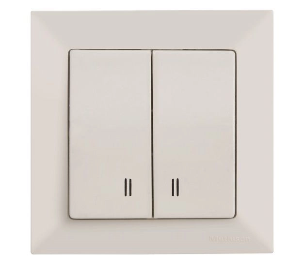 Întrerupător Mutlusan Candela 2P + Led 10504