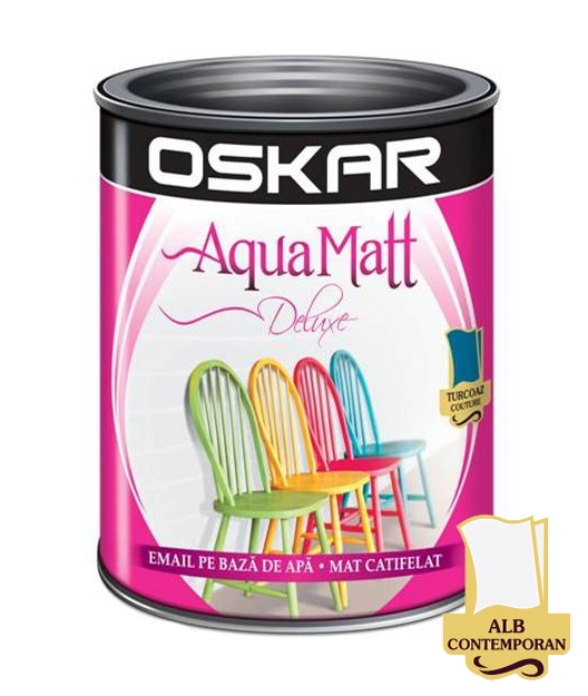 Email Oskar Aqua Matt 0.6l alb contemporan