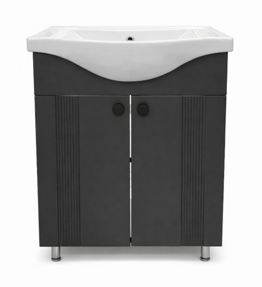 Dulap pentru lavoar Domino Palma Antracit 65 12129 
