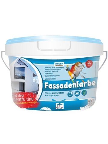 Vopsea Fassadenfarbe p/fațade 1.5kg