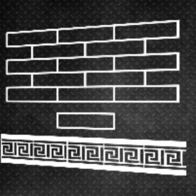 Трафарет Кирпич  36 