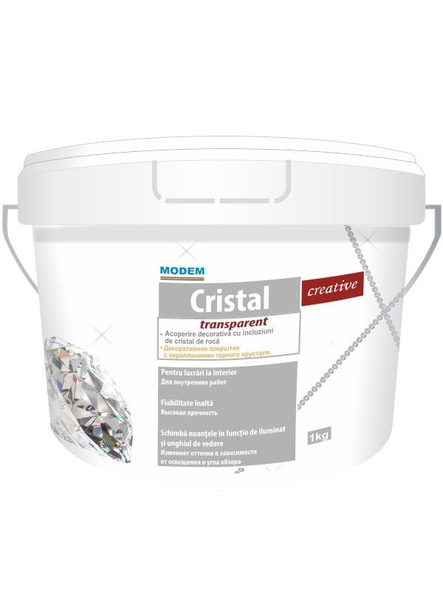Acoperire decorativă Cristal Transparent 5kg 