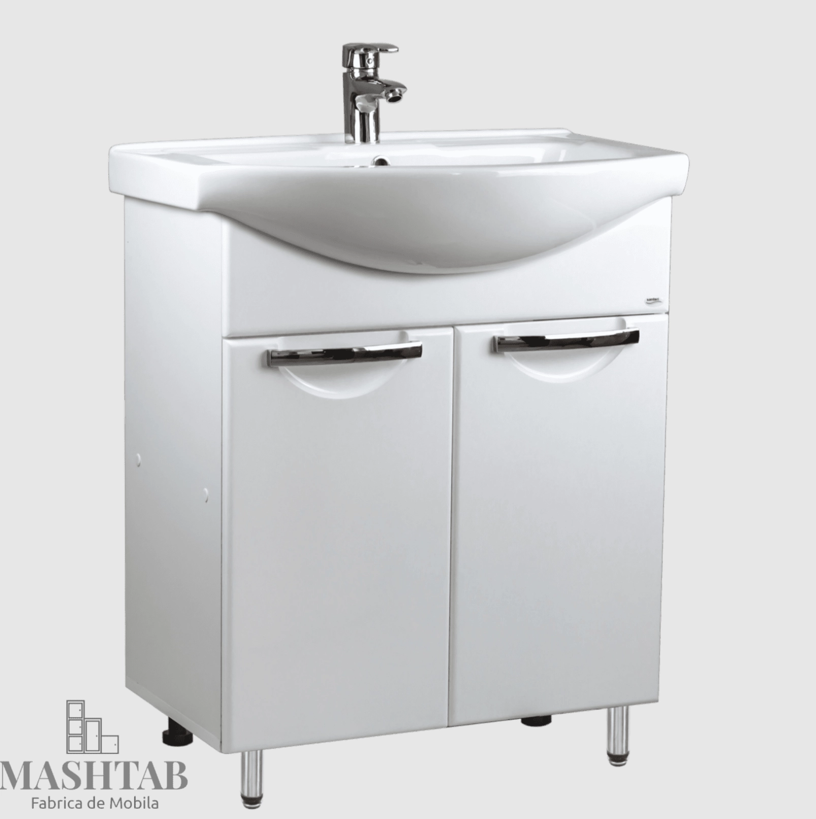 Шкаф под умывальник Delfin Basic 55 white 11609 