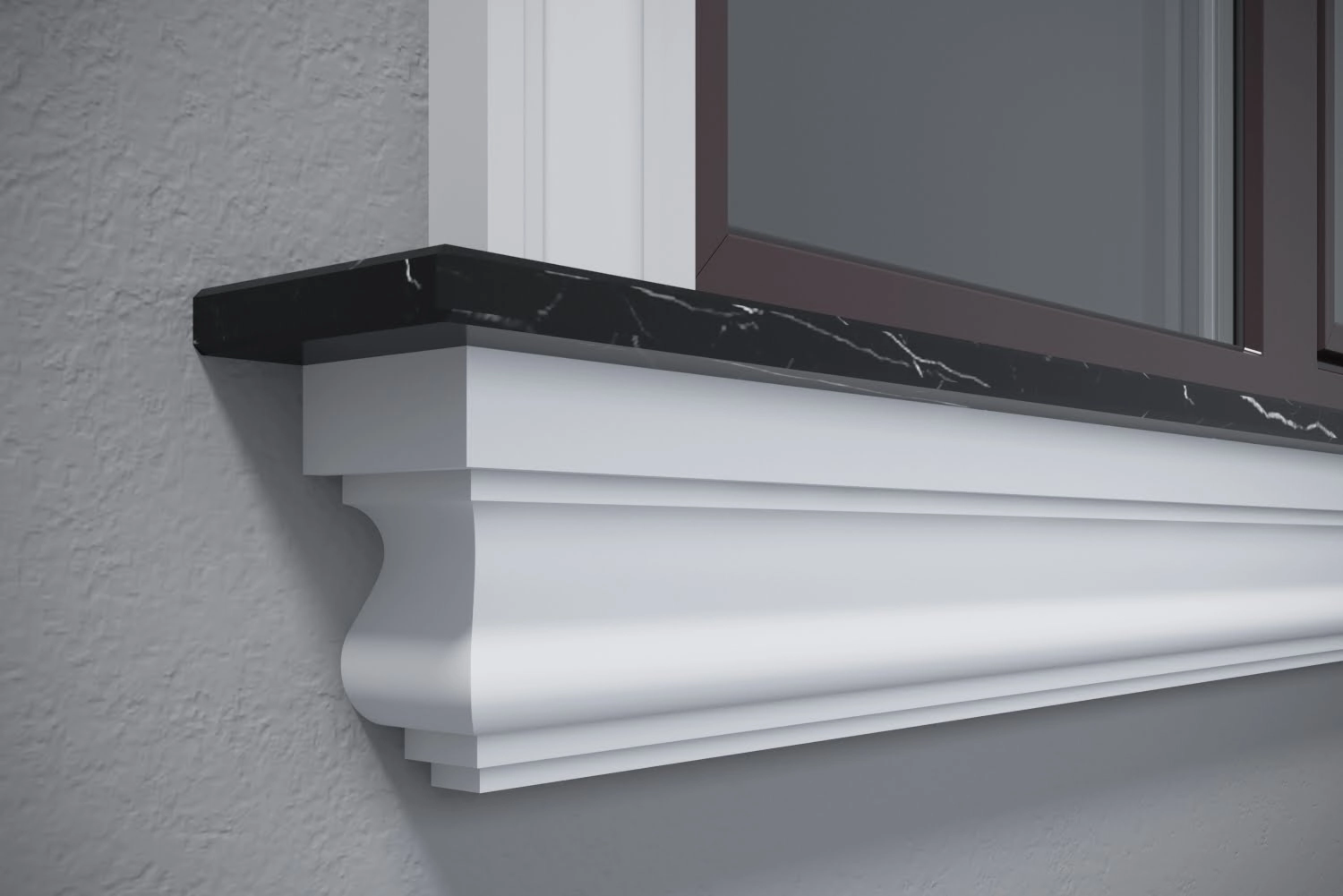 Подоконник VS107 140x65мм