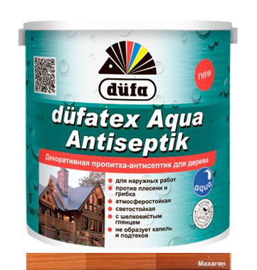 Декоративное покрытие Dufatexaqua 0.75л махагон