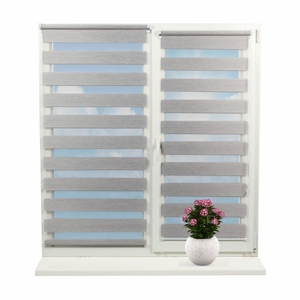 Jaluzele Zi-Noapte BH-3003 Gri-Nature 0.55x1.7m