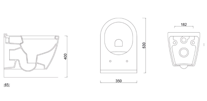 Подвесной унитаз Guralvit Uno 10905 