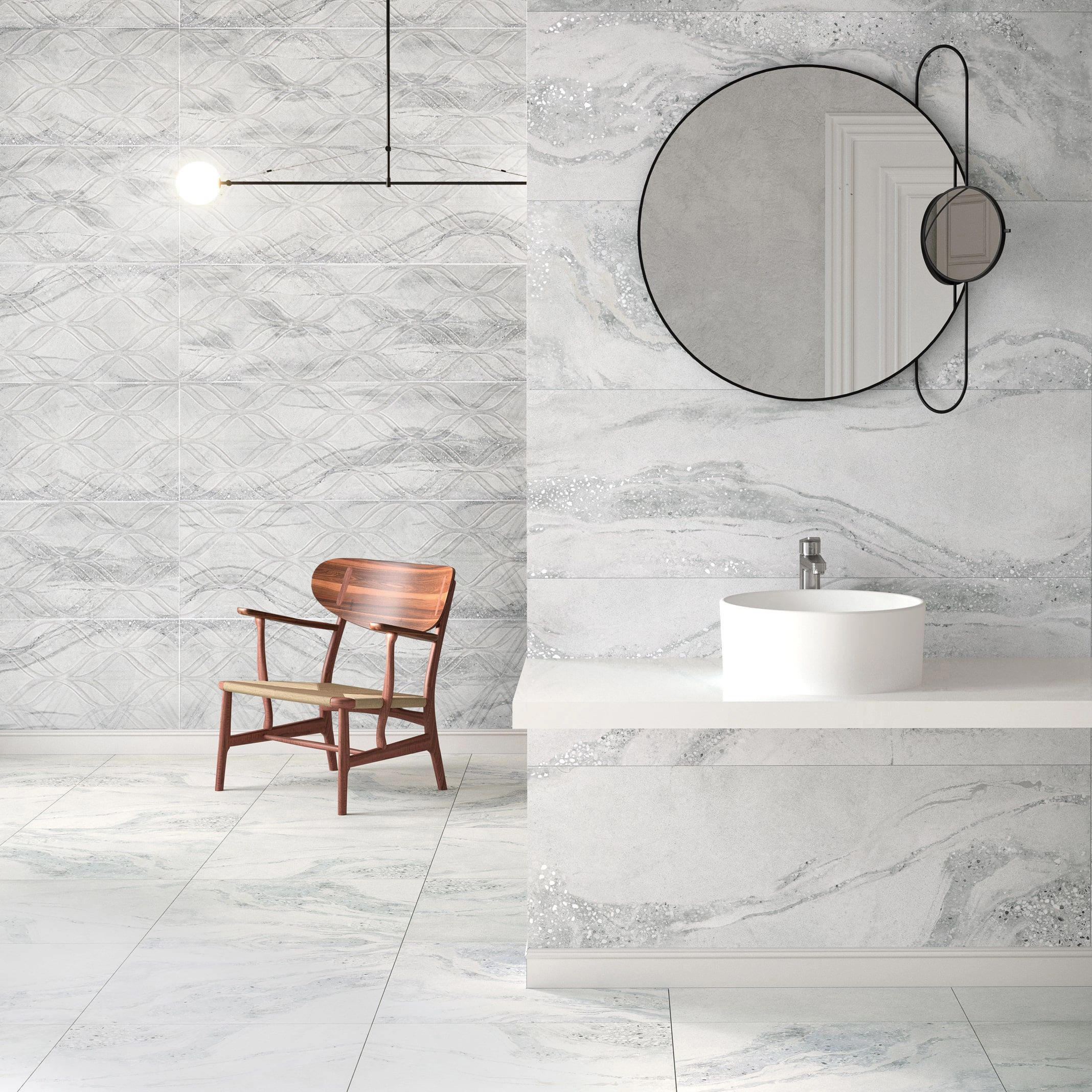 Плитка Famous 30x90 Grey Decofon