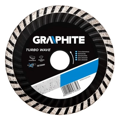 Диск по камню Graphite 125мм Turbo Wave 57H634 (3643)