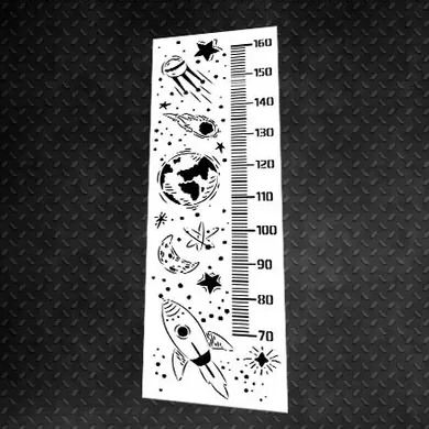 Трафарет Космос 12 