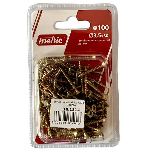 Șurub universal p/u lemn Metric 3.5x30 88602