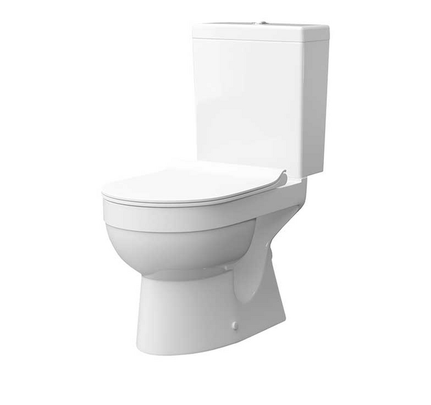 Напольный унитаз Bergamo Nova Slim белый 1c