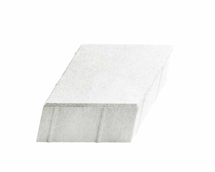 Брусчатка РОМБ белая 4см