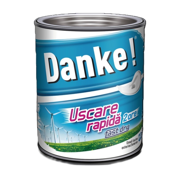 Email Danke 0.75l ext/int uscare rapidă alb mat