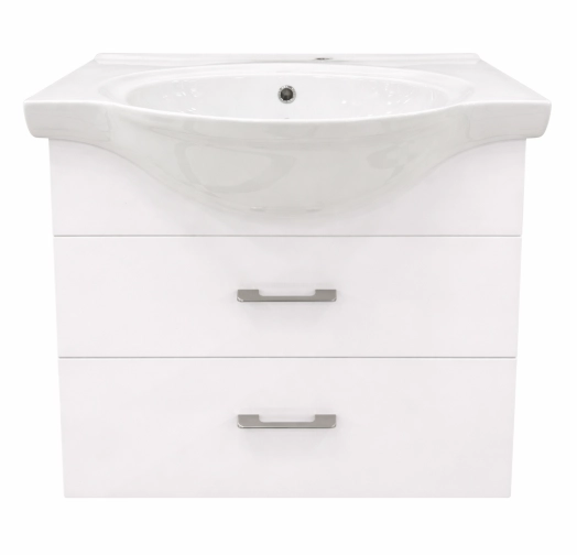 Шкаф подвесной под умывальник Morning Cleanline + умывальник Palermo