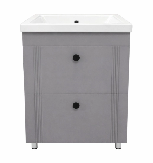 Шкаф под умывальник Palma + Sava 65 grey 12185 