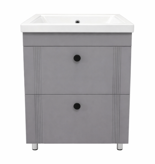 Dulap pentru lavoar Palma + Sava 65 grey 12185 