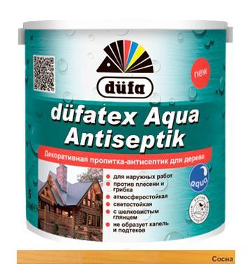 Декоративное покрытие Dufatexaqua 0.75л сосна