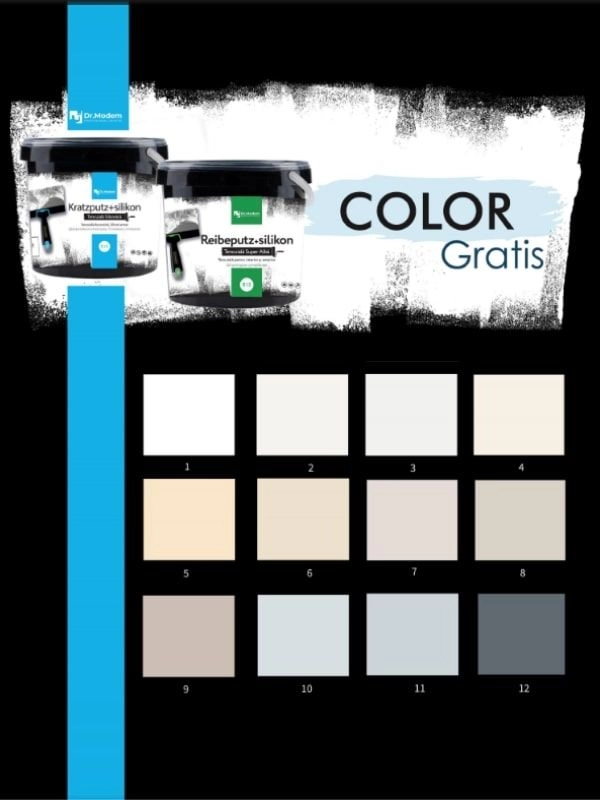 Tencuială Kratzputz + silicon 25 kg Dr.Modem