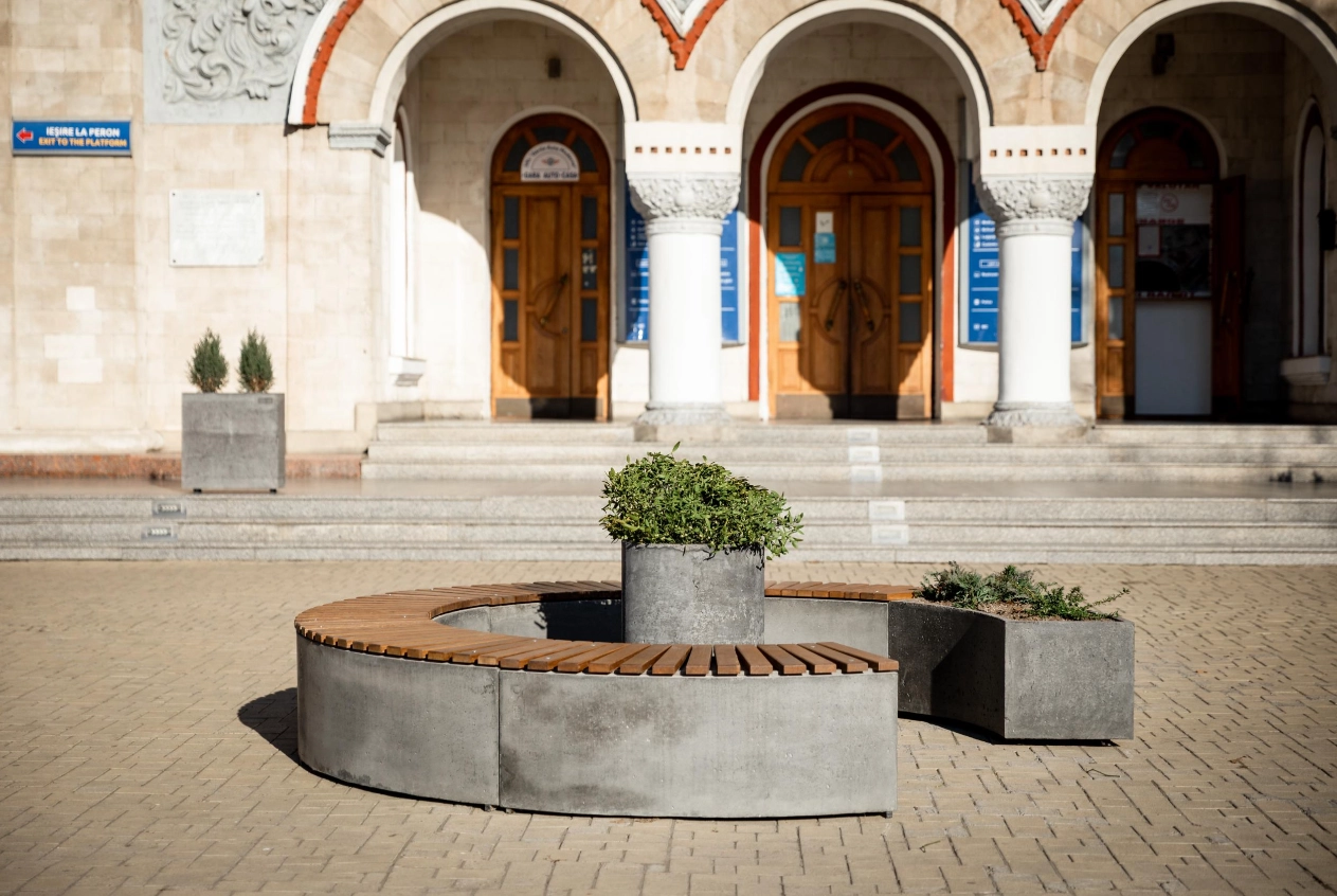 Bancă de beton Cercul prieteniei