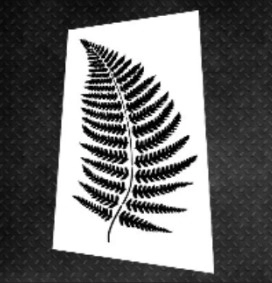 Трафарет Листья 7