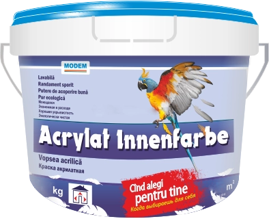 Vopsea Acrylat-Innefarbe lav. 3kg 