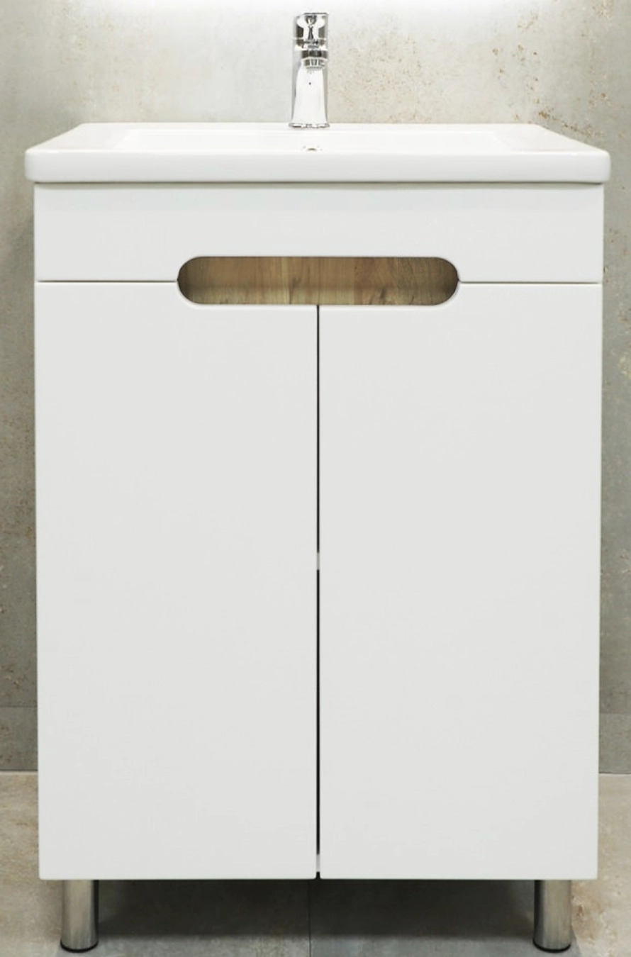 Шкаф под умывальник Bayro Etna Duo 118760 + умывальник Argo 500/ 117254 