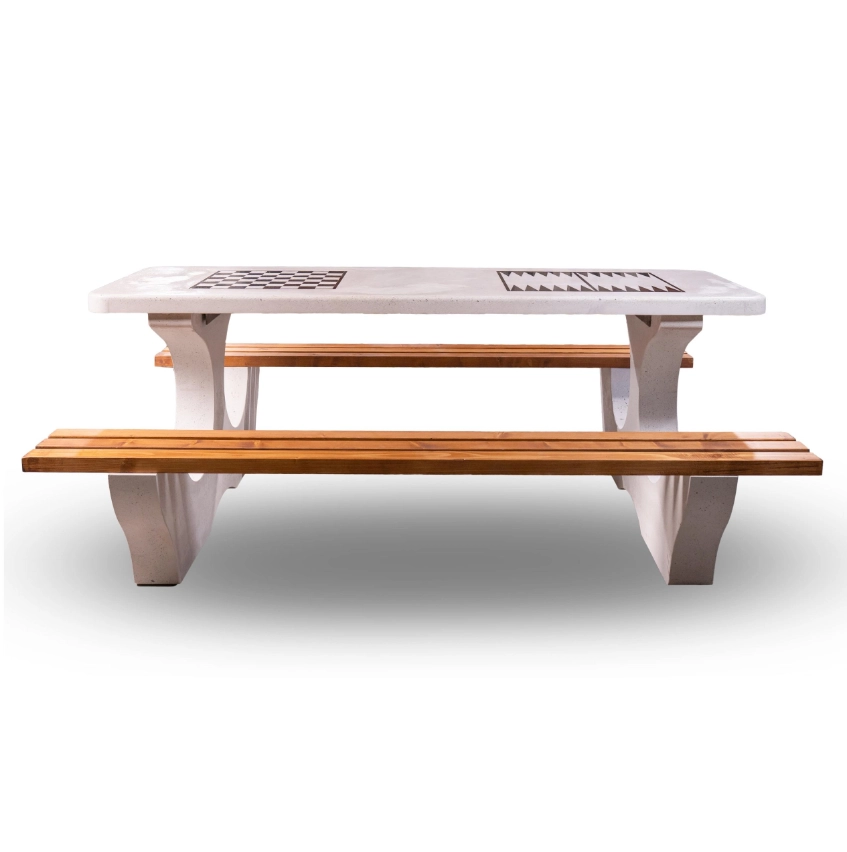 Bancă cu masă de șah