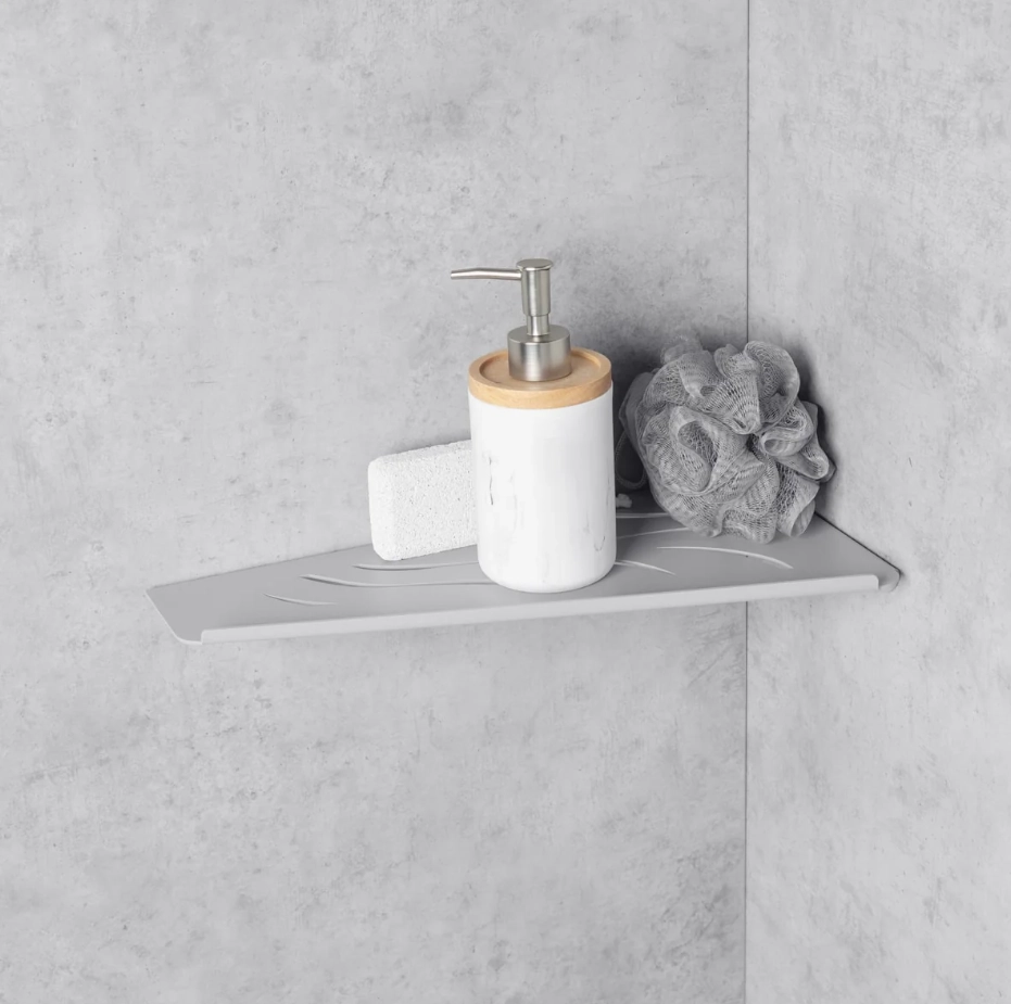 Полка для душа Daske Shuttle SH/SH-0782GL серый левый