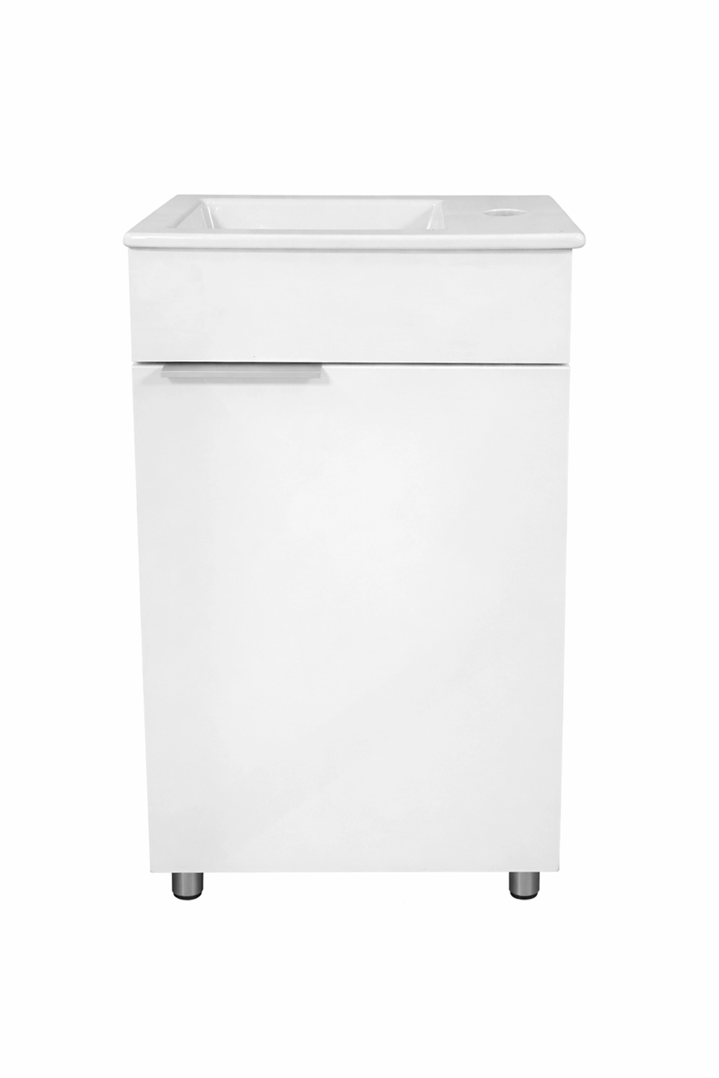 Шкаф под умывальник Micro + умывальник Geneva white