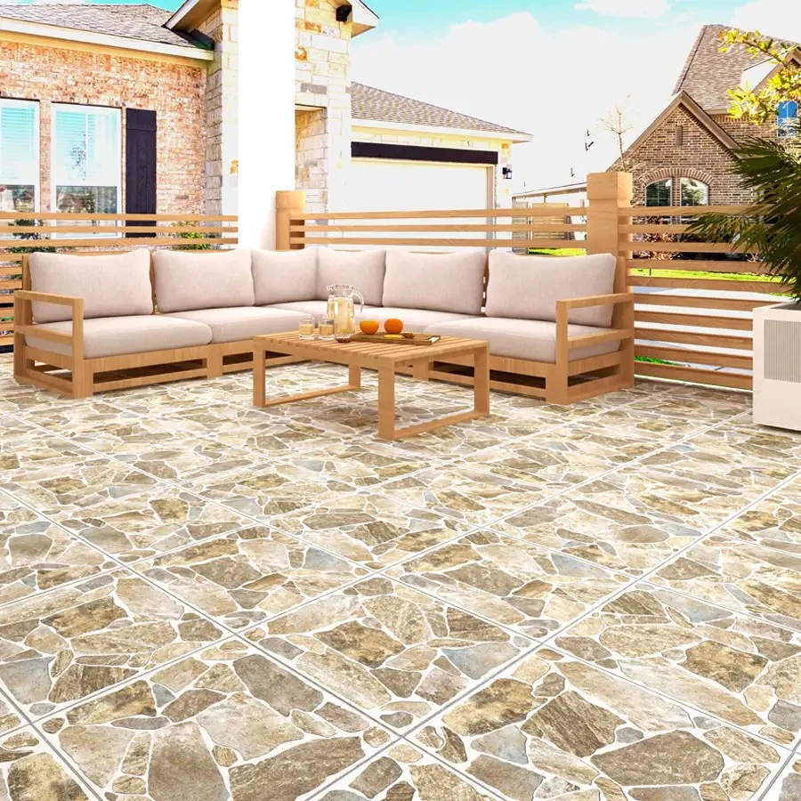 Gresie Izida Rockstone 45.6x45.6 brown