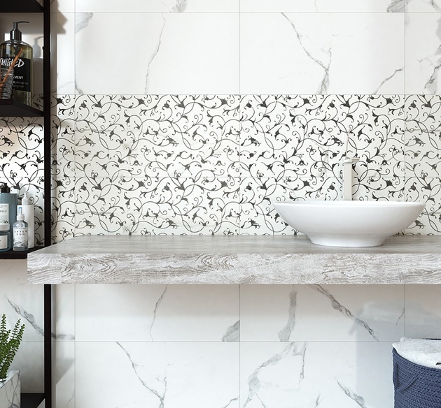 Плитка Maxi 30x60 white