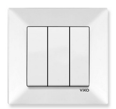 Întrerupător Meridian alb 970068