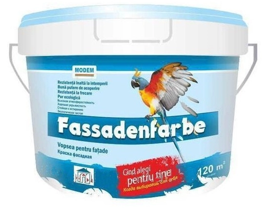 Vopsea Fassadenfarbe p/fațade 7kg/Dr. Modem 