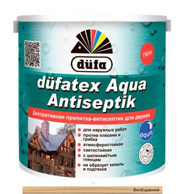 Декоративное покрытие Dufatexaqua 0.75л прозрачный
