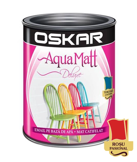 Email Oskar Aqua Matt 0.6l roșu pasional 