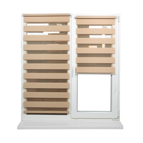 Jaluzele Zi-Noapte RATTAN Bej 0.55x1.7m
