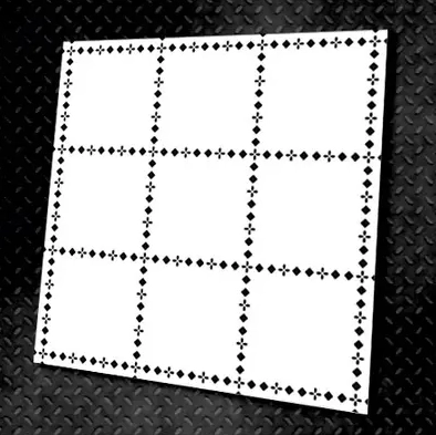 Трафарет Modele Patrate 36 