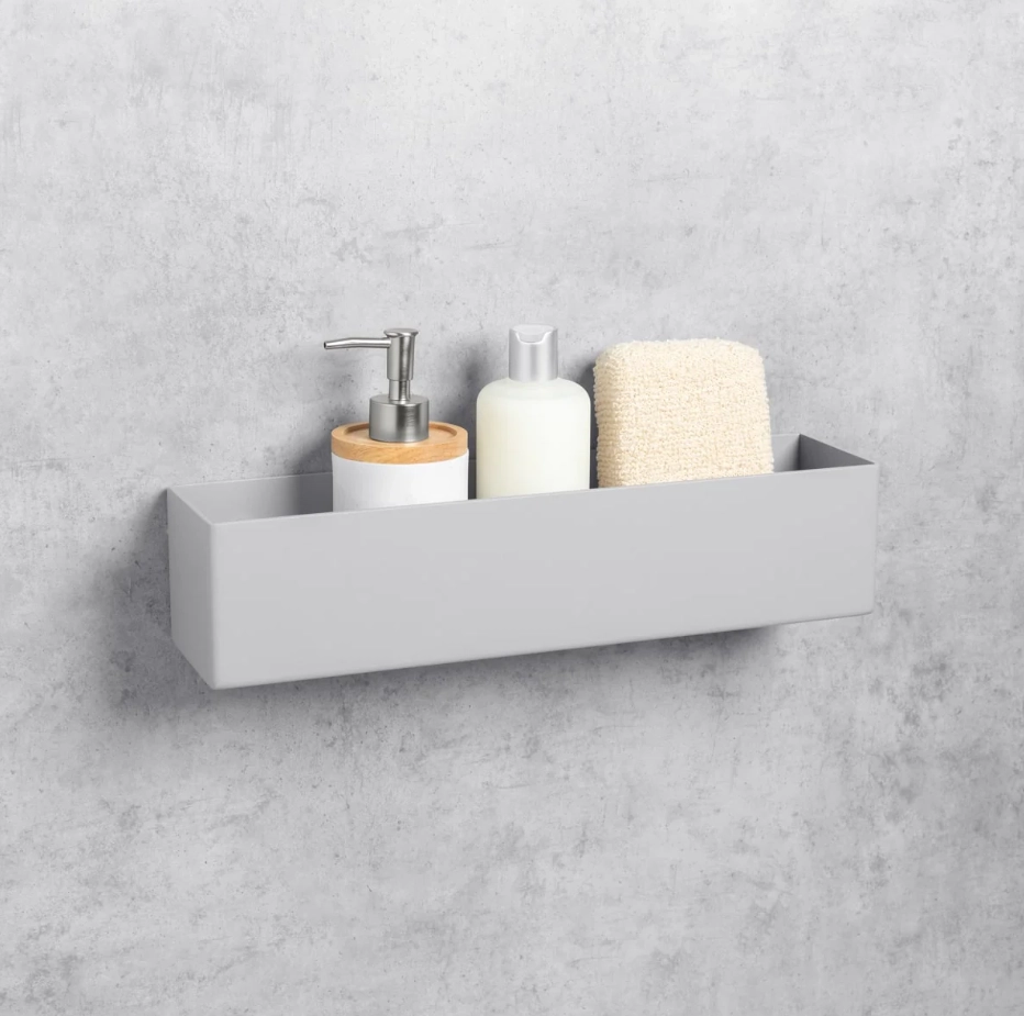 Полка для ванной Daske Basket SH/BT-0584G серый