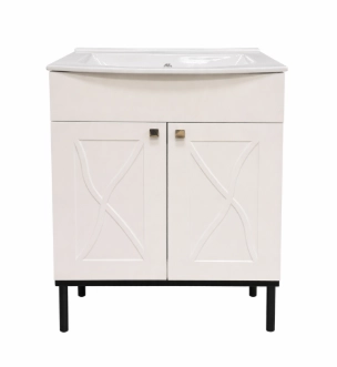 Шкаф под умывальник Morning Nury 900006454 + умывальник Bari 60 white 