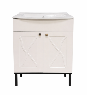 Dulap pentru lavoar Morning Nury 900006454 + lavoar Bari 60 white