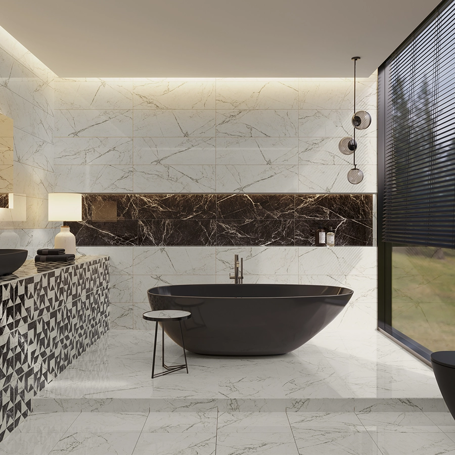 Плитка Bien La Vita 30x90 White