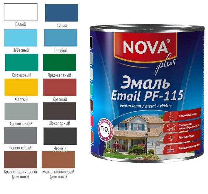 Email Nova PF-115 2.7kg ciocolată